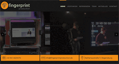 Desktop Screenshot of fingerprintproduction.de